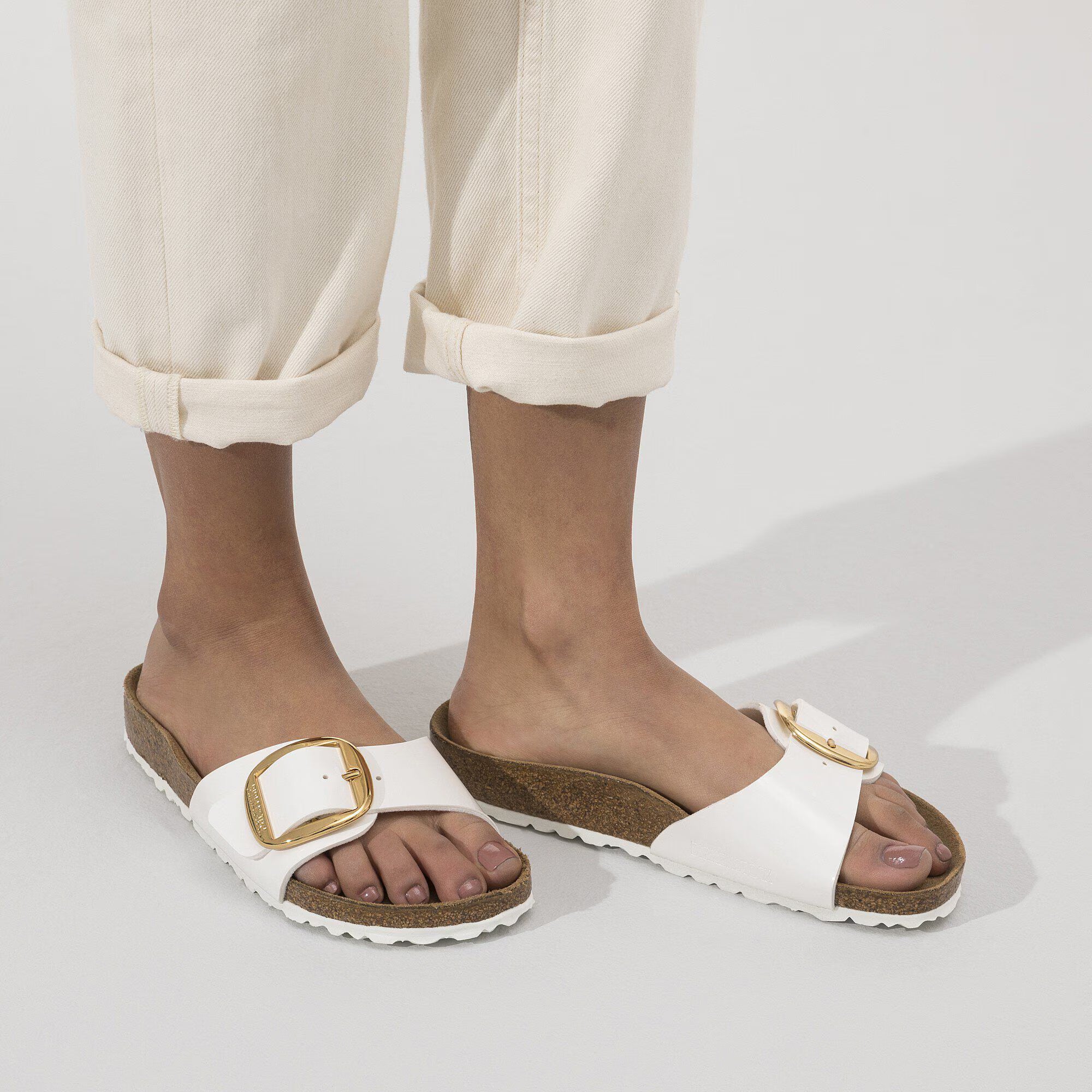 Madrid Big Buckle Birko-Flor Patent