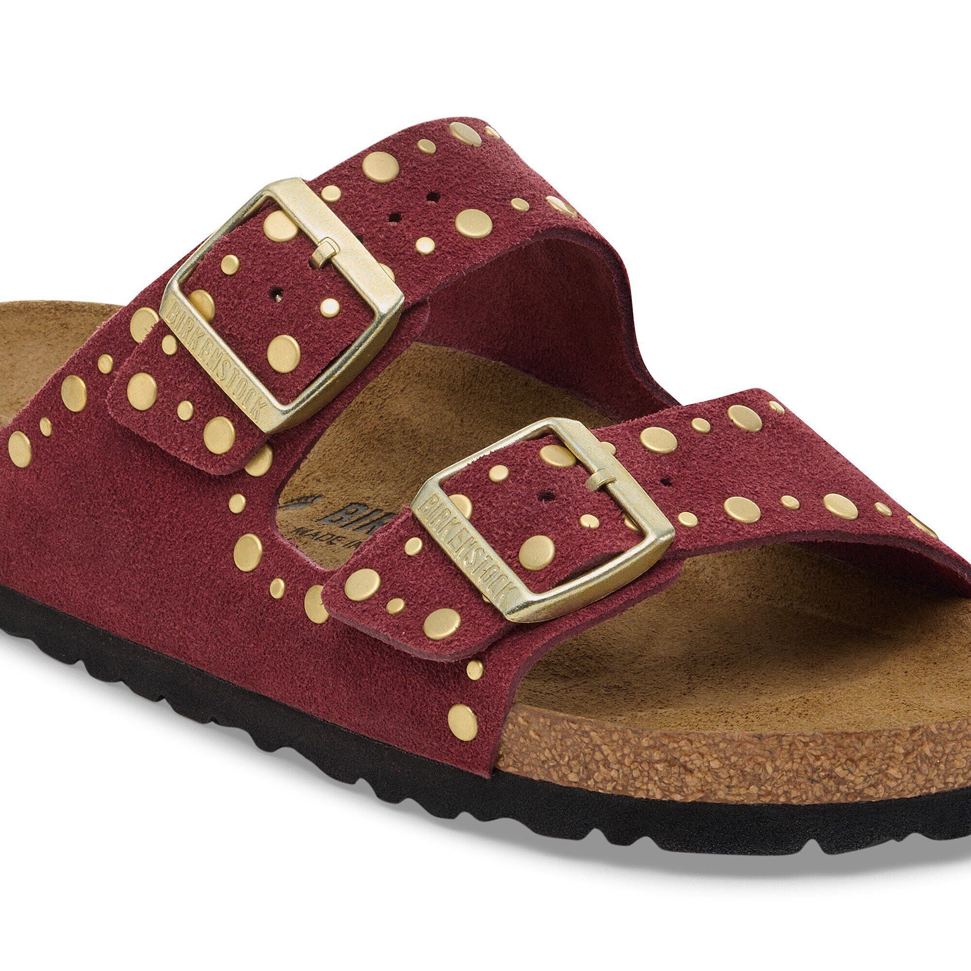 Arizona Rivet Suede Leather