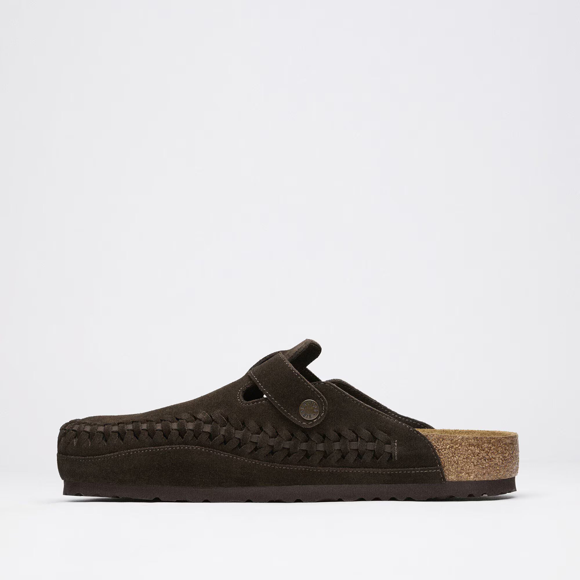 Boston Plaited Suede Leather Mocca
