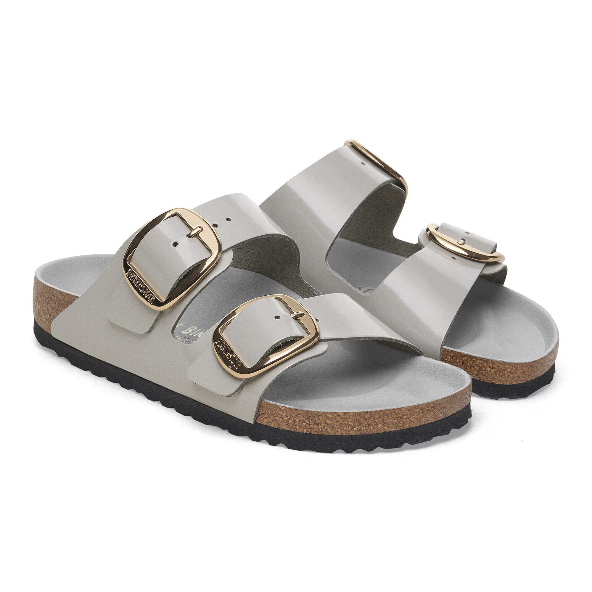 Arizona Big Buckle Natural Leather Patent
