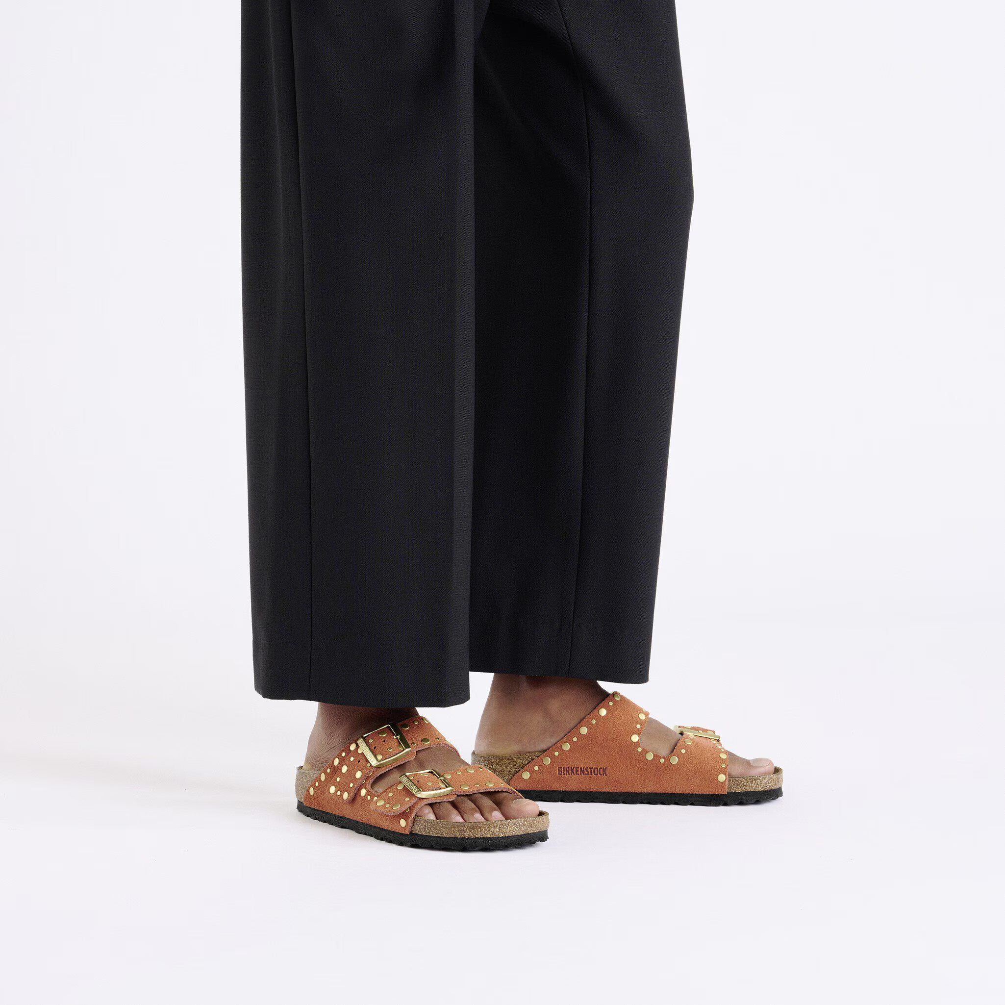 Arizona Rivet Suede Leather