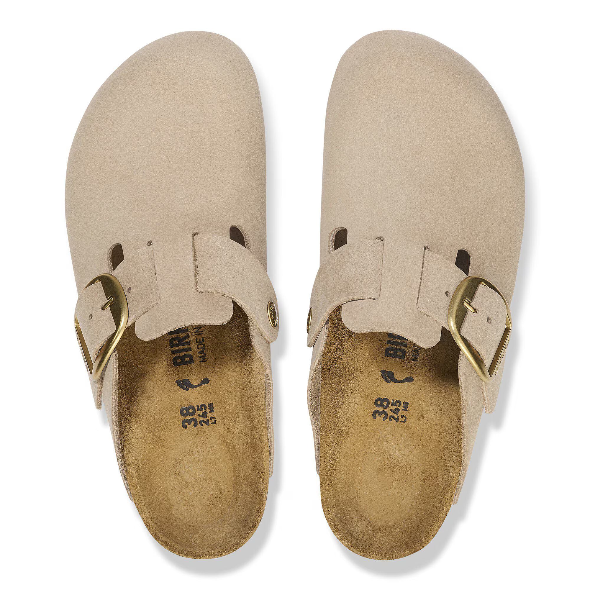 Boston Big Buckle Nubuk Leather