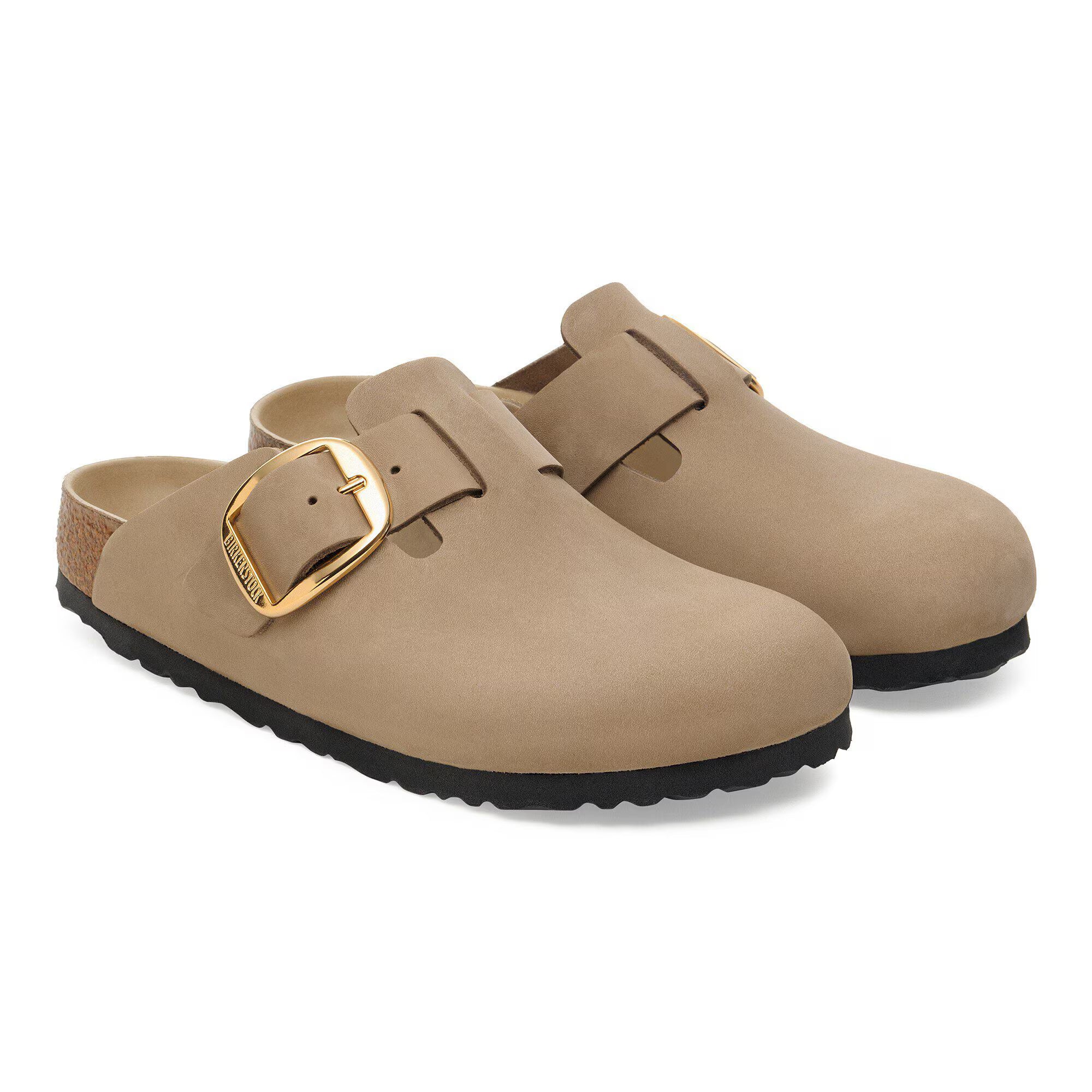 Boston Big Buckle Natural Leather Oiled