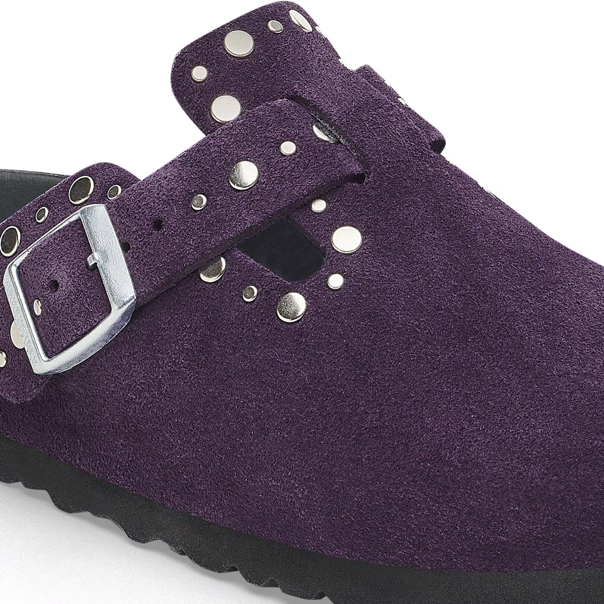 Boston Rivet Suede Leather