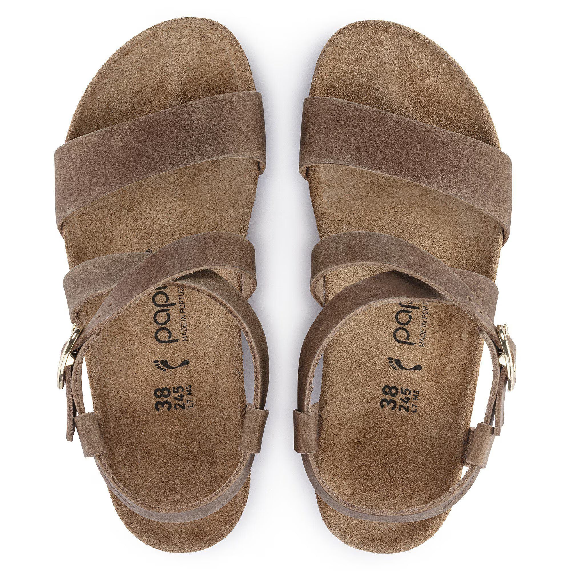 Sibyl Ring-Buckle Natural Leather
