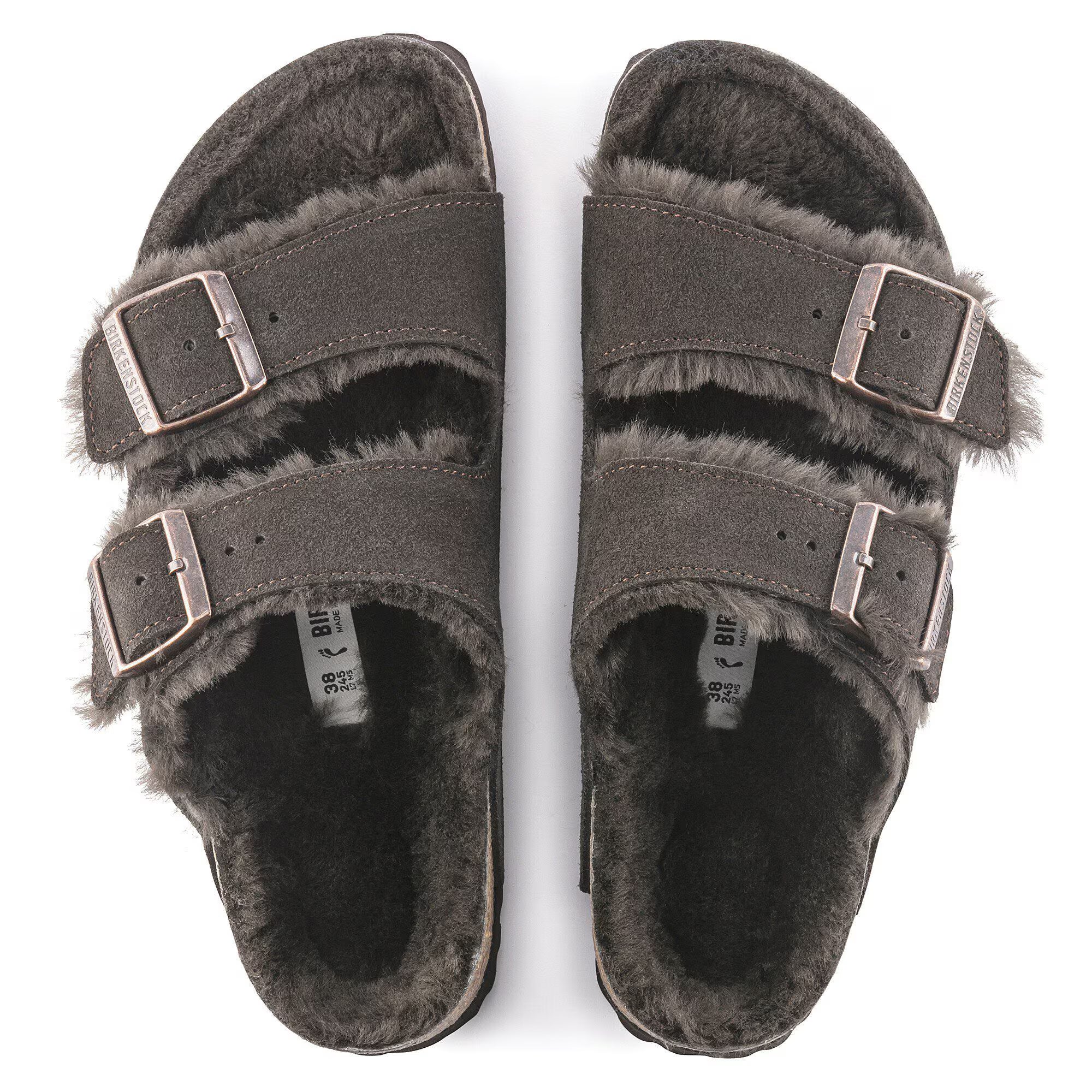 Arizona Shearling Suede Leather