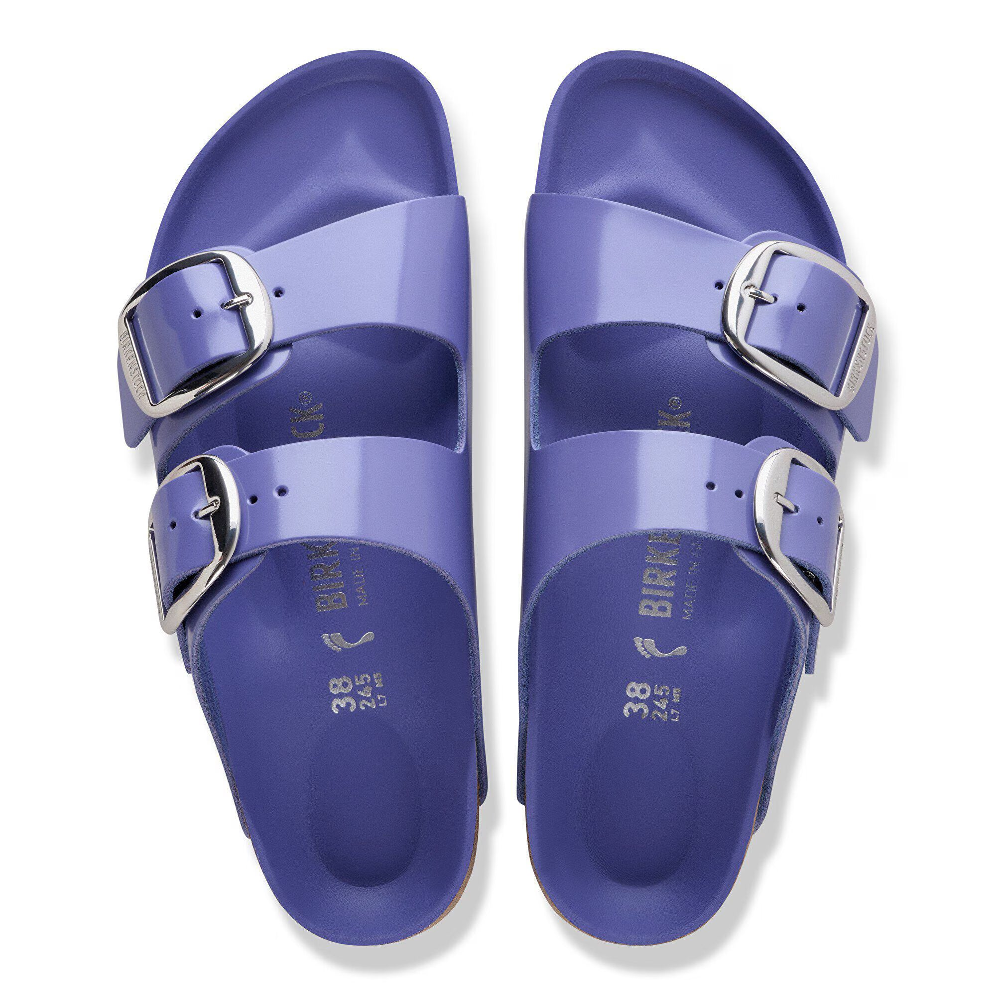 Arizona Big Buckle Natural Leather Patent