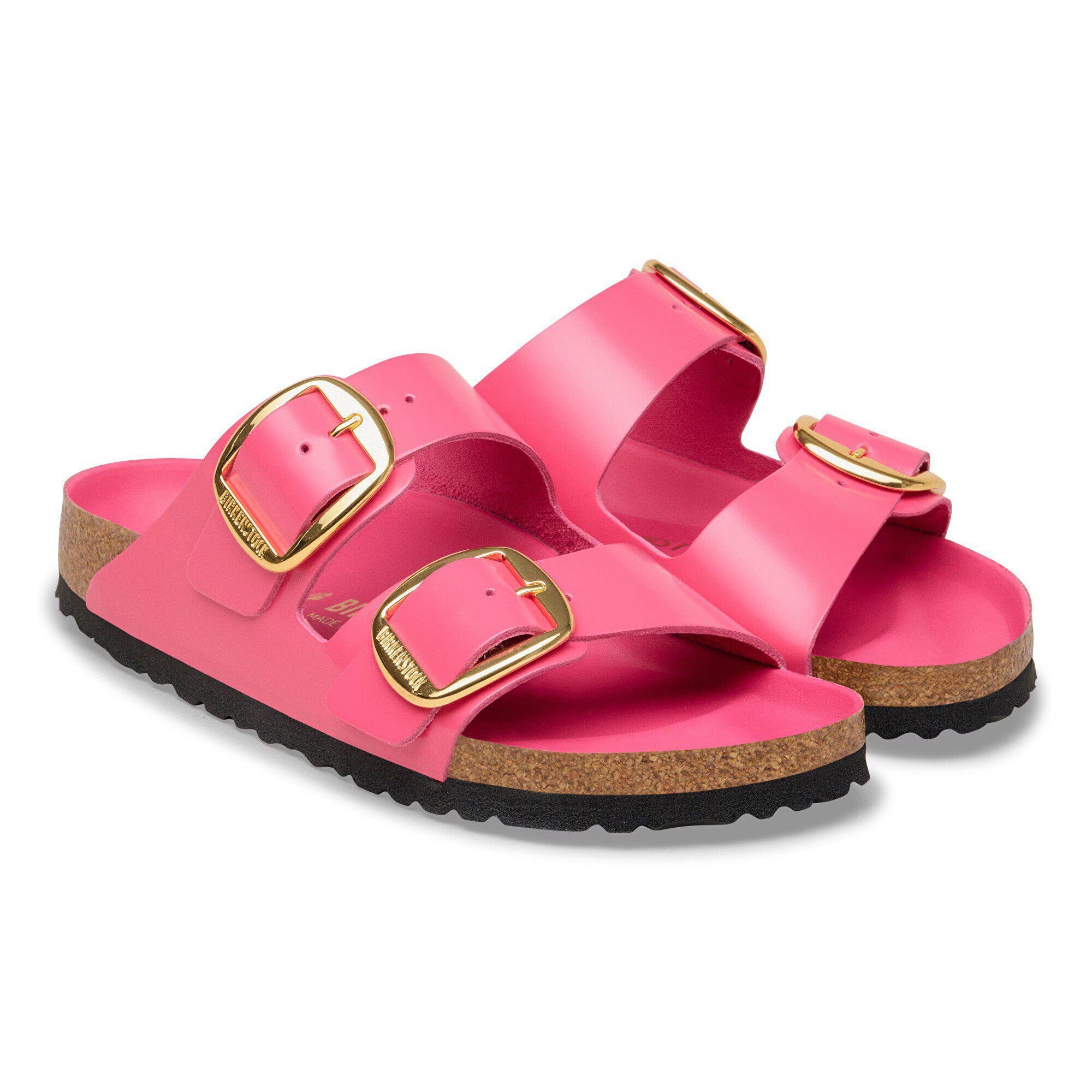 Arizona Big Buckle Natural Leather Patent