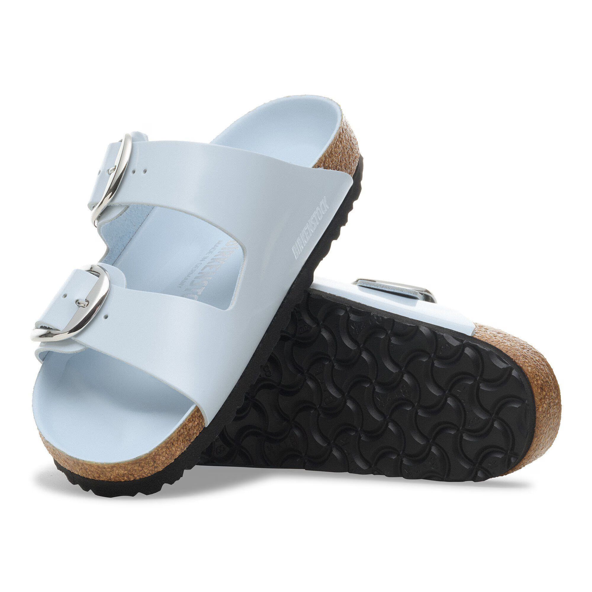 Arizona Big Buckle Natural Leather Patent